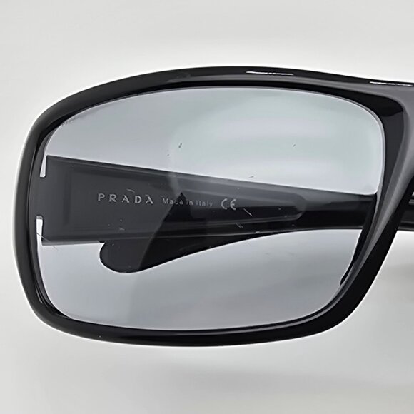 Prada Linea Rossa SPS 08G 1AB3M1 Black Frame Light Blue Gradient Lens Sunglasses - Picture 15 of 15